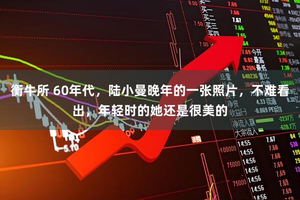 衡牛所 60年代，陆小曼晚年的一张照片，不难看出，年轻时的她还是很美的