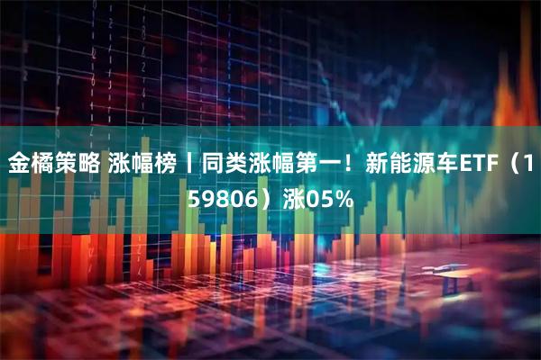 金橘策略 涨幅榜丨同类涨幅第一！新能源车ETF（159806）涨05%