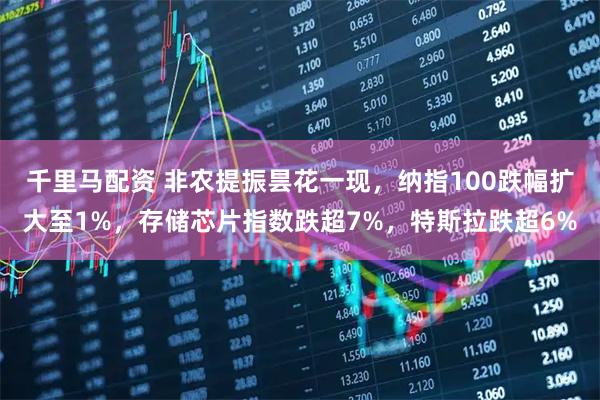 千里马配资 非农提振昙花一现，纳指100跌幅扩大至1%，存储芯片指数跌超7%，特斯拉跌超6%